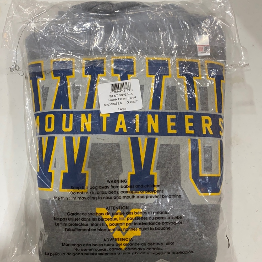 West Virginia University Mountaineers hoodie